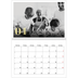 Fotokalender A4 dobbelt (30 x 40 cm) — Store tal i glitter [April]