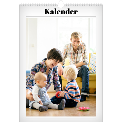 Årskalender A3 — Avisstil [kalender forside]