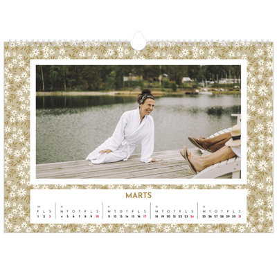 Fotokalender A4 — Fuld blomstring [Juni]