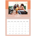 Fotokalender A4 dobbelt (30 x 40 cm) — Farverig kalender [kalender forside]