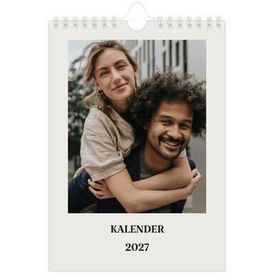 A5 Foto Kalender — Simpelt og moderne [kalender forside]