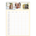 A4 Familiekalender — Moderne familiekalender - Familie på 5 [Januar]