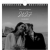 Årskalender kvadratisk — Elegant skrift [kalender forside]