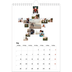 Fotokalender A4 (20 x 30 cm) — Collage shapes [kalender forside]