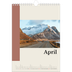 Fotokalender A4 (20 x 30 cm) — Verdens seværdigheder [April]