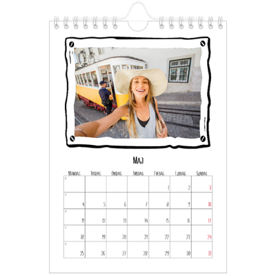 A5 Foto Kalender — Albums øjeblik [kalender forside]