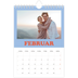 A5 Foto Kalender — Retro rammer [Februar]