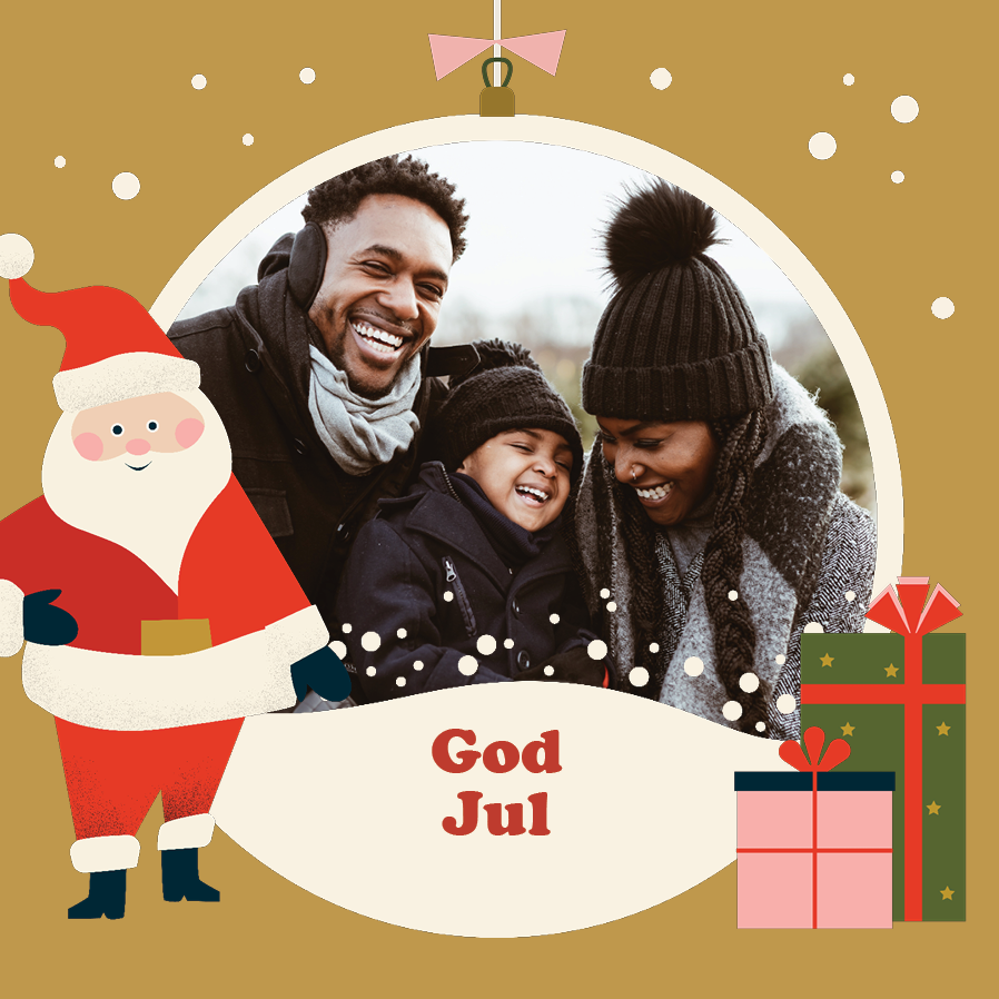 Kort — Julemand og gaver