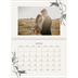 Fotokalender A4 dobbelt (30 x 40 cm) — Blek & blomst [Januar]
