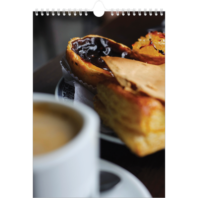 Fotokalender A4 (20 x 30 cm) — Transparent kalender [kalender forside]