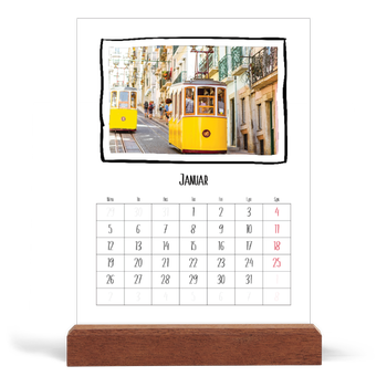 Staffeli kalender - stående — Albums øjeblik