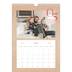 Fotokalender A4 (20 x 30 cm) — Røde elementer [kalender forside]
