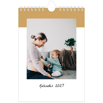 A5 Foto Kalender — Kalender med "To do"-liste [kalender forside]