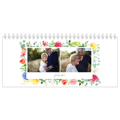 Bordkalendere — Klassiske blomster [kalender forside]