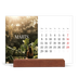 Staffeli kalender - liggende  — Endeløs flugt [Marts]