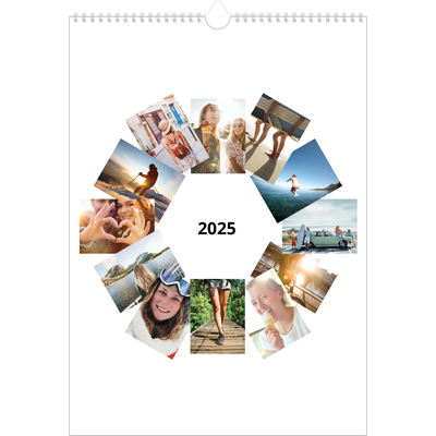 Årskalender A3 — Billedgitter [kalender forside]