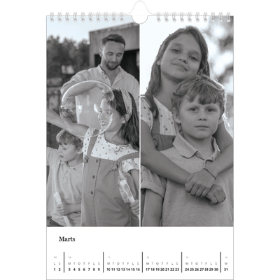 A5 Foto Kalender — Billeder i fokus [Marts]