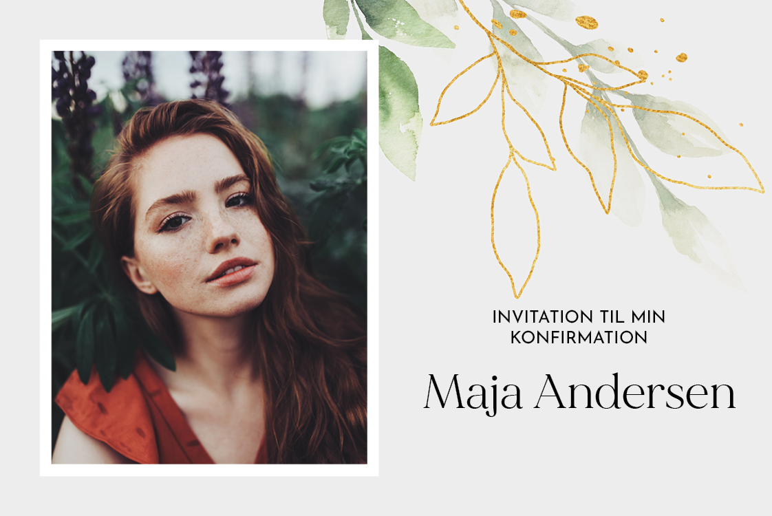 Invitationer — Naturlig akvarel