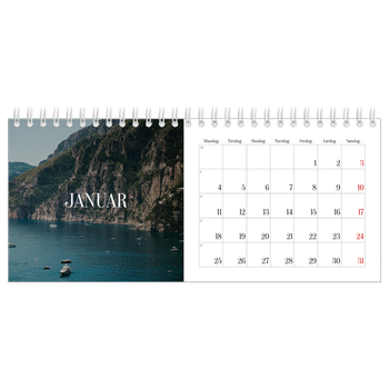 Bordkalender med foto — Endeløs flugt
