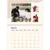 Fotokalender A4 dobbelt (30 x 40 cm) — Retro striber [Marts]