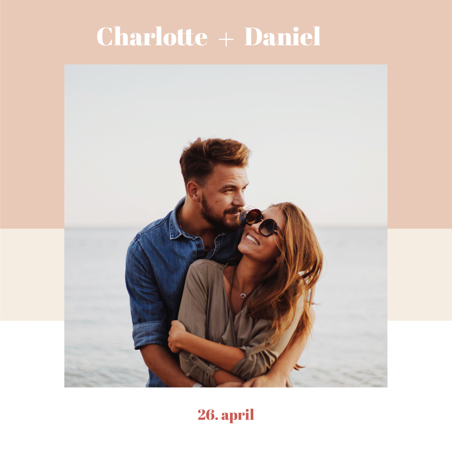 Invitationer — Stripede pasteller