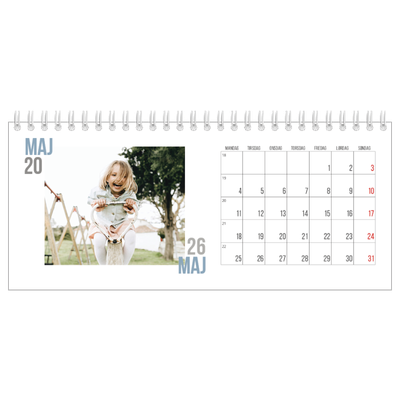 Bordkalendere — Dublet tekst [kalender forside]