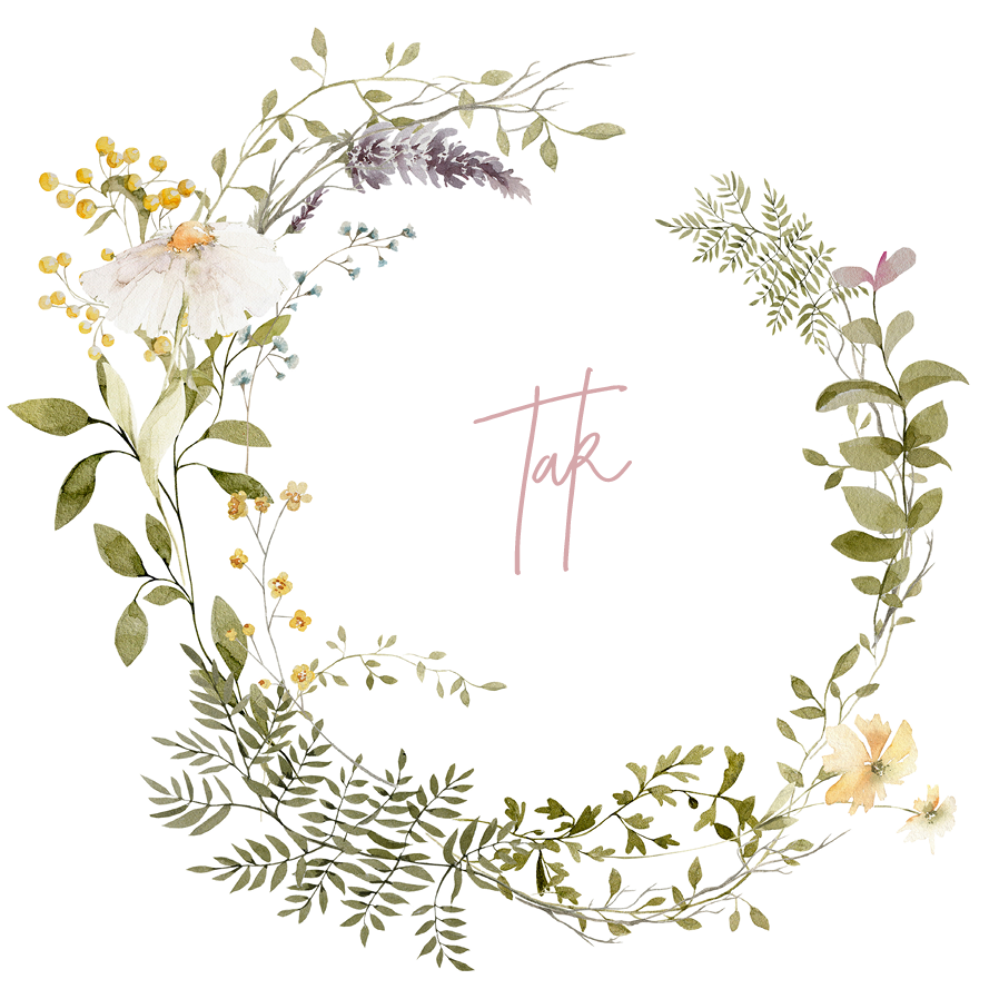 Kort — Glæde i blomstring