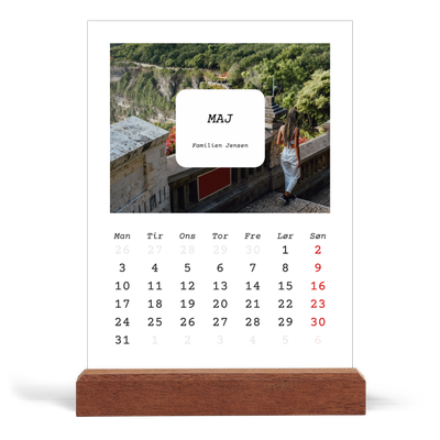 Staffeli kalender - stående  — Den fulle historie [kalender forside]