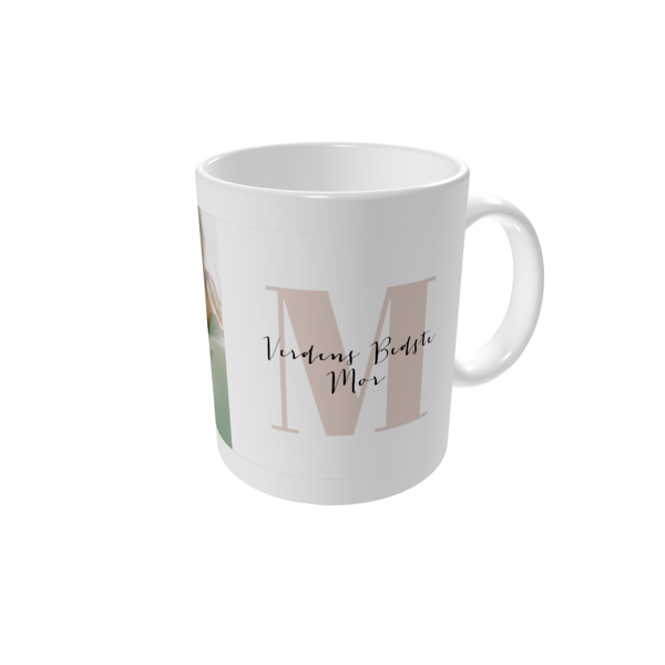 Krus med billede — Verdens bedste mor