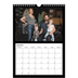 Fotokalender A4 (20 x 30 cm) — Sort ramme [Januar]