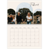 Fotokalender A4 dobbelt (30 x 40 cm) — Buet billederamme [Februar]