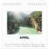 Årskalender kvadratisk — Simpelt billede [April]