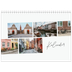 Fotokalender A4 dobbelt (30 x 40 cm) — Byferie (hvid) [kalender forside]