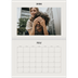 Fotokalender A4 dobbelt (30 x 40 cm) — Simpelt og moderne [kalender forside]