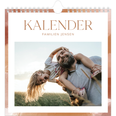Årskalender kvadratisk — Pensleffekt [kalender forside]