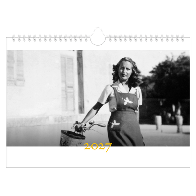 Fotokalender A4 — Heritage-stil [kalender forside]