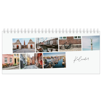 Bordkalendere — Byferie (hvid) [kalender forside]