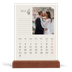 Staffeli kalender - stående  — Initialer i blomst [kalender forside]
