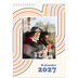 Fotokalender A4 (20 x 30 cm) — Retro striber [kalender forside]