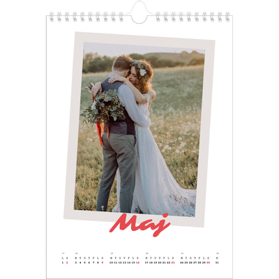Fotokalender A4 (20 x 30 cm) — Signeret tryk [Maj]