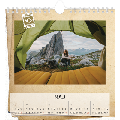 Årskalender kvadratisk — Parts unknown [kalender forside]