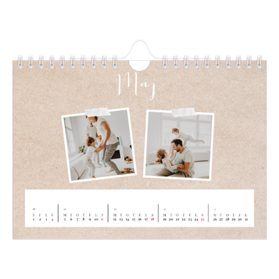 A5 Foto Kalender — Scrapbogs kalender [kalender forside]