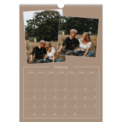 Årskalender A3 — Vores minder [Februar]