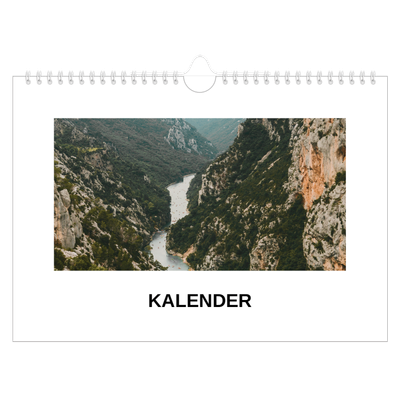 Fotokalender A4 — Simpelt billede [kalender forside]
