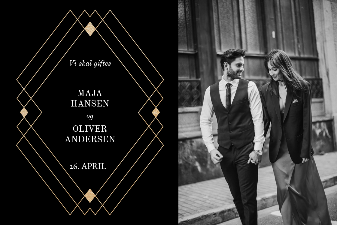 Invitationer — Art Deco