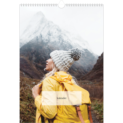 Årskalender A3 — Klassisk kalender [kalender forside]