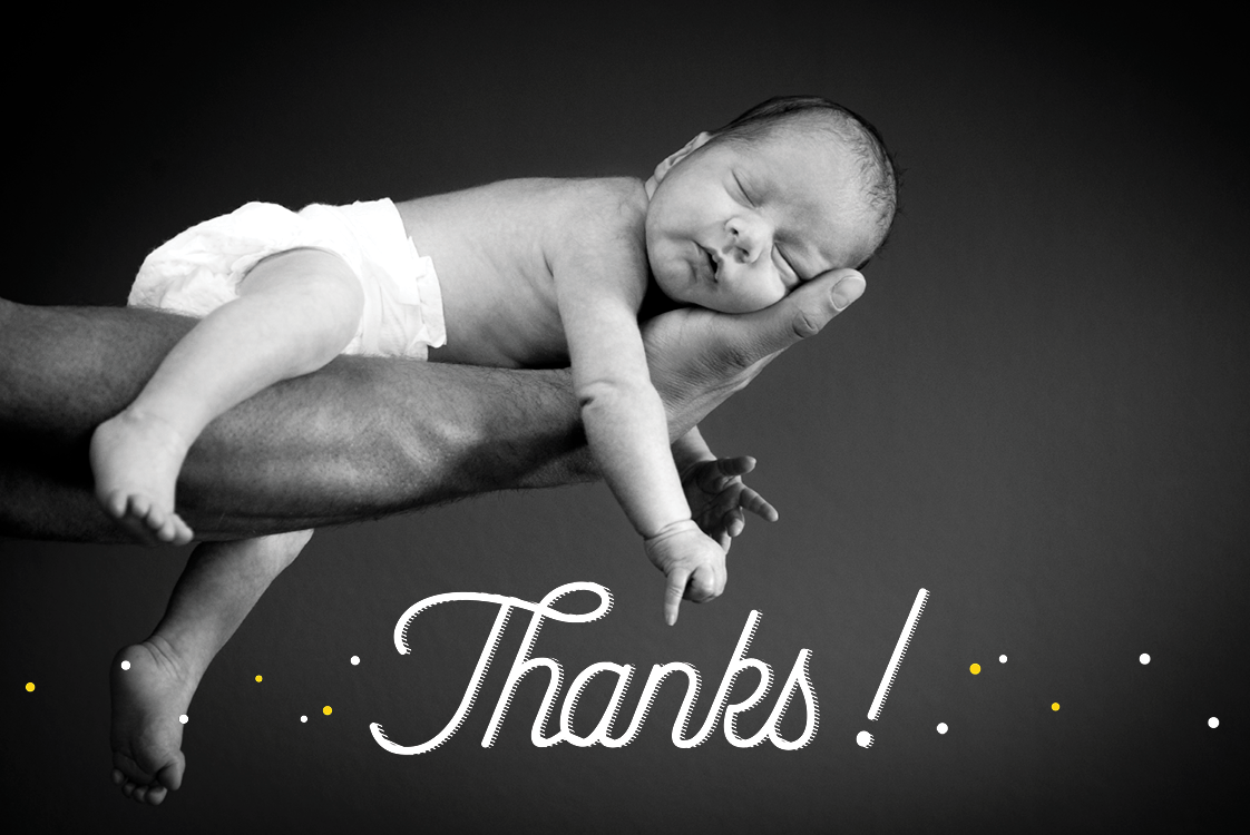 Takkekort — Natblå boks