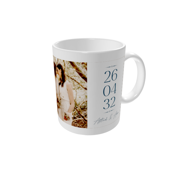 Krus med billede — Skifer & seriffer