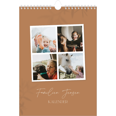 Fotokalender A4 (20 x 30 cm) — Nede på jorden [kalender forside]