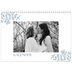 Fotokalender A4 dobbelt (30 x 40 cm) — Elegant blomstret [kalender forside]